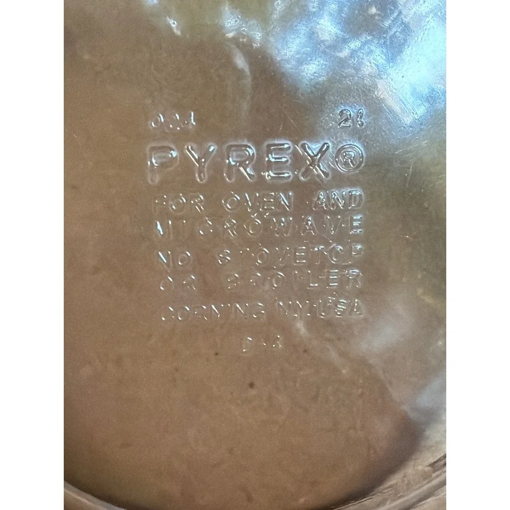 Pyrex Visions 1980s Vintage Brown Retro Serving Bowl | Amber Glass Casserole